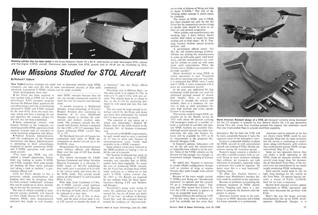 New Missions Studied for STOL Aircraft, Page: 76 - June 24, 1968 | Aviation Week