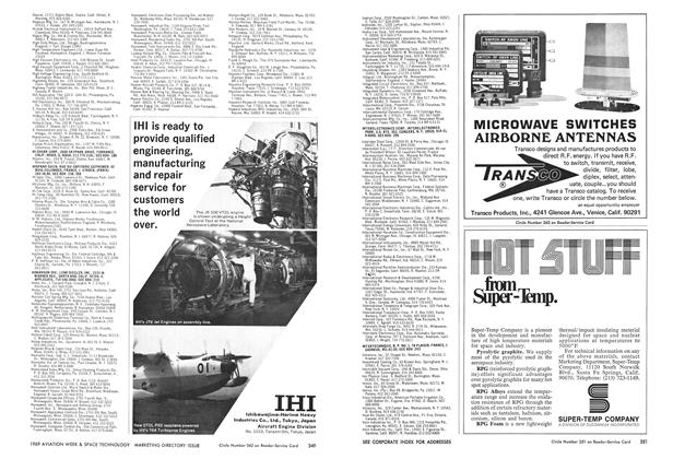 Advertisement, Page: 351 - Mid-December, 1968 | Aviation Week