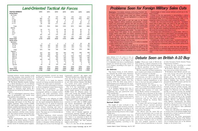 Debate Seen on British A-10 Buy, Page: 21 - July 18, 1977 | Aviation Week