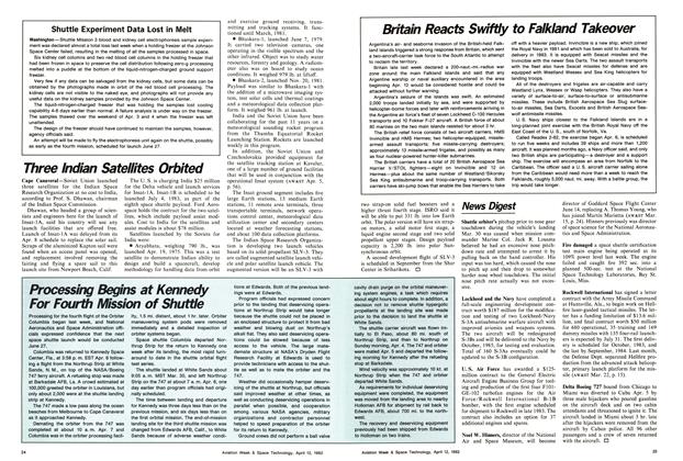 Britain Reacts Swiftly to Falkland Takeover, Page: 25 - April 12, 1982 | Aviation Week