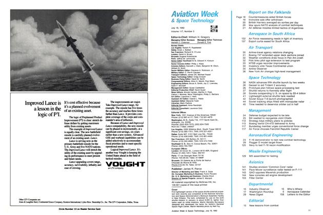 Aviation Week & Space Technology, Page: 11 - July 19, 1982 | Aviation Week