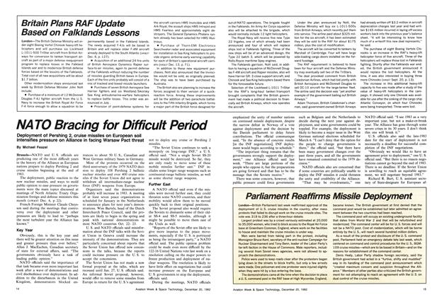 Britain Plans Raf Update Based on Falklands Lessons, Page: 14 - December 20, 1982 | Aviation Week