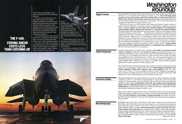 Grumman: F-14d, Page: 14 - MARCH 11, 1985 | Aviation Week