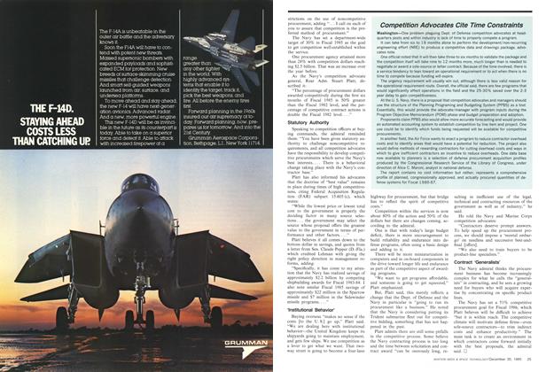 Grumman Aerospace Corporation, Page: 24 - DECEMBER 30, 1985 | Aviation Week