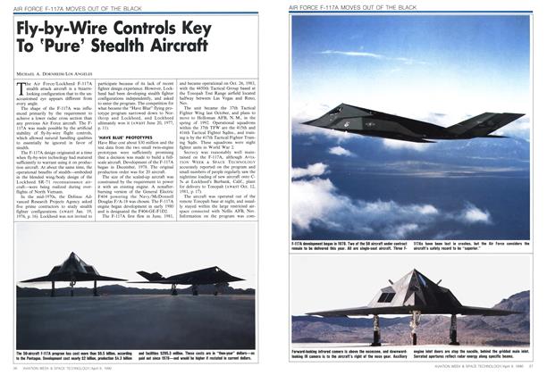 Fly-by-Wire Controls Key To 'Pure’ Stealth Aircraft, Page: 36 - APRIL 9, 1990 | Aviation Week