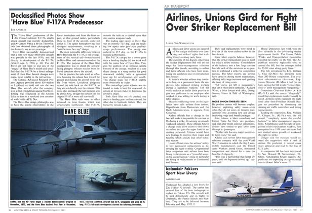 Declassified Photos Show 'have Blue’ F-117a Predecessor, Page: 30 - APRIL 22, 1991 | Aviation Week