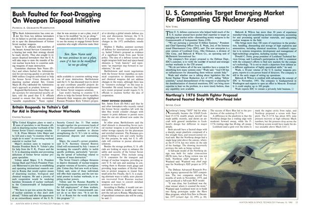 Northrop’s 1976 Stealth Fighter Proposal Featured Faceted Body With Overhead Inlet, Page: 23 - FEBRUARY 10, 1992 | Aviation Week