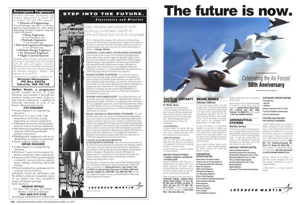 LOCKHEED MARTIN, Page: 143 - APRIL 16, 1997 | Aviation Week